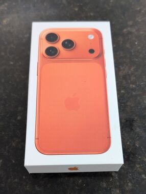 Apple iPhone 17 Pro Max Orange - EMPTY BOX ONLY